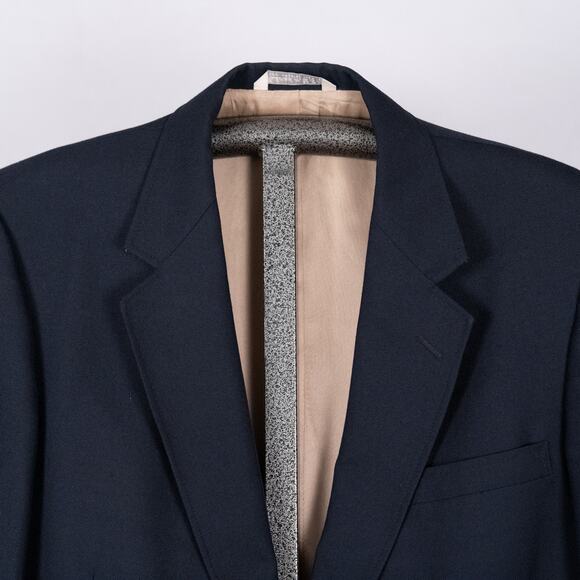 Arnold Palmer Executive Collection Men's Blazer Navy Blue w/ Gold Buttons 42 XL - Picture 2 of 9